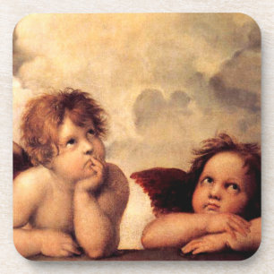 Raphael Cherubs Sistine Madonna Coasters