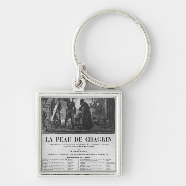 Raphael de Valentin and the shopkeeper Key Ring (Front)