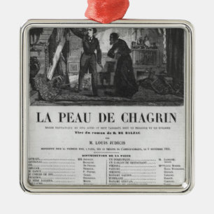 Raphael de Valentin and the shopkeeper Metal Ornament