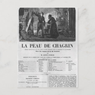 Raphael de Valentin and the shopkeeper Postcard