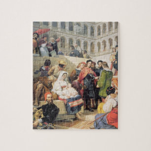 Raphael in the Vatican, 1832 (oil on canvas) Jigsaw Puzzle