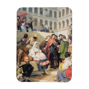 Raphael in the Vatican, 1832 (oil on canvas) Magnet