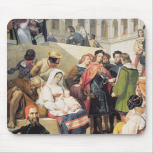 Raphael in the Vatican, 1832 (oil on canvas) Mouse Pad