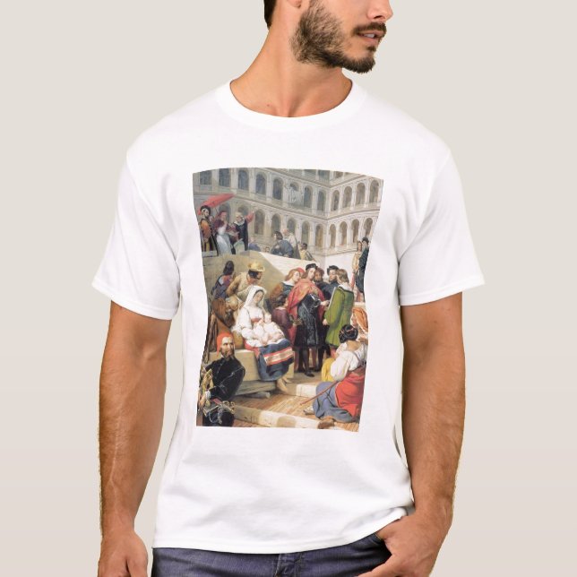 Raphael in the Vatican, 1832 (oil on canvas) T-Shirt (Front)