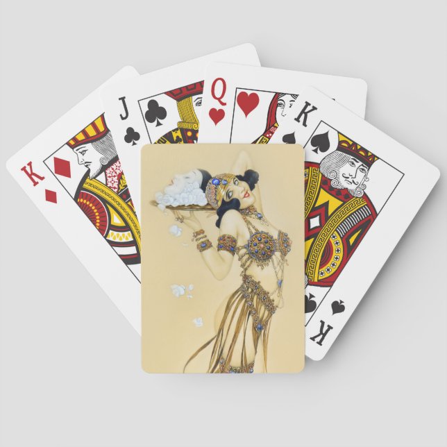 Raphael Kirchner Vintage Flapper Playing Cards (Back)