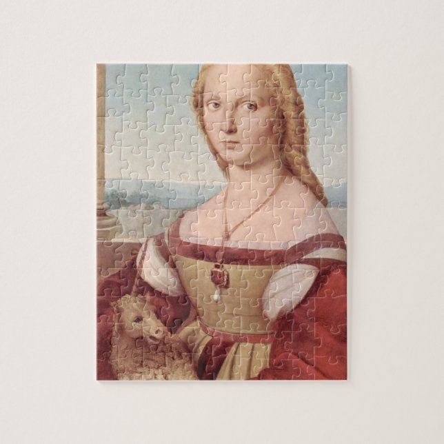Raphael Lady and Unicorn Classic Jigsaw Puzzle (Vertical)
