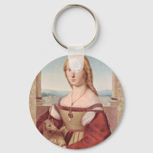 Raphael Lady and Unicorn Classic Key Ring