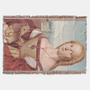 Raphael Lady and Unicorn Classic Throw Blanket
