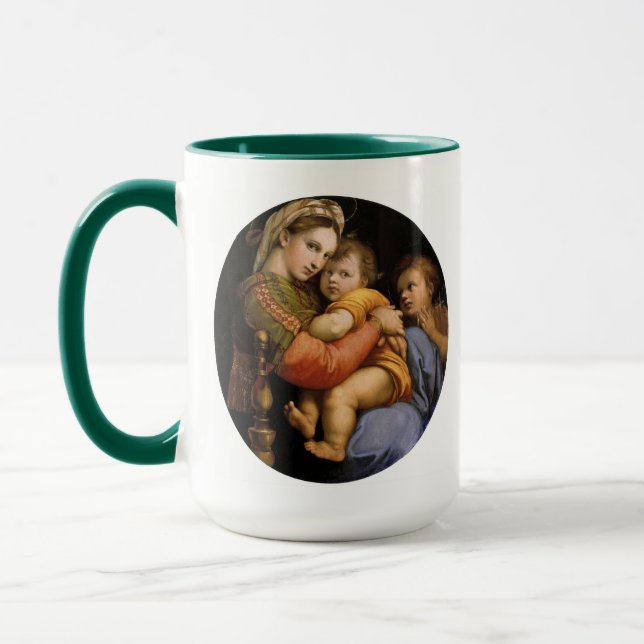 Raphael , Madonna della seggiola Mug (Left)
