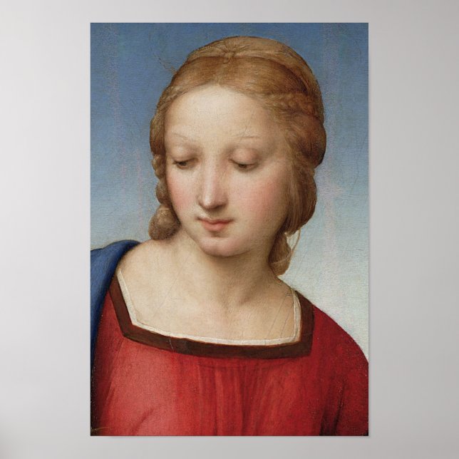 Raphael Madonna Goldfinch (detail) Fine Art Poster (Front)