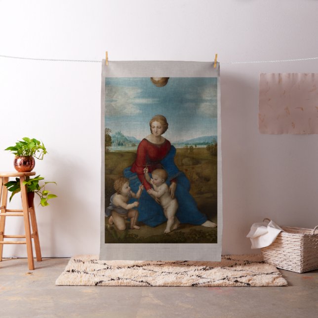 Raphael - Madonna in the Meadow - Raffaello Santi Fabric (In Situ)