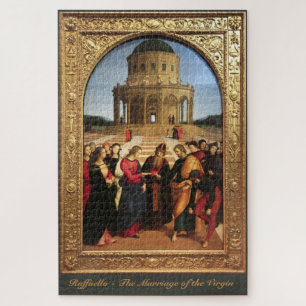 Raphael - Marriage of the Virgin - painting Jigsaw Puzzle