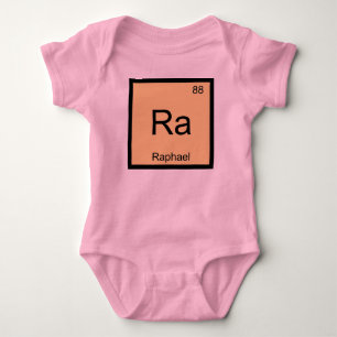 Raphael Name Chemistry Element Periodic Table Baby Bodysuit