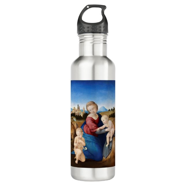 Raphael Raffaello Madonna and Child Infant Saint 710 Ml Water Bottle (Front)