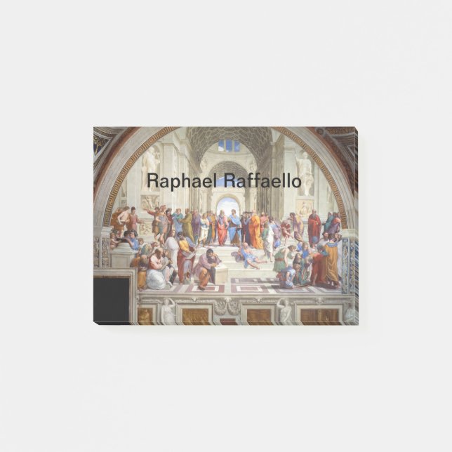 Raphael Raffaello School of Athens Post-it Notes (Front)