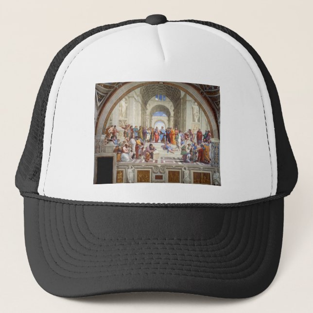 Raphael Raffaello School of Athens Trucker Hat (Front)