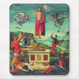 Raphael Resurrection Of Jesus Christ Art Mouse Pad