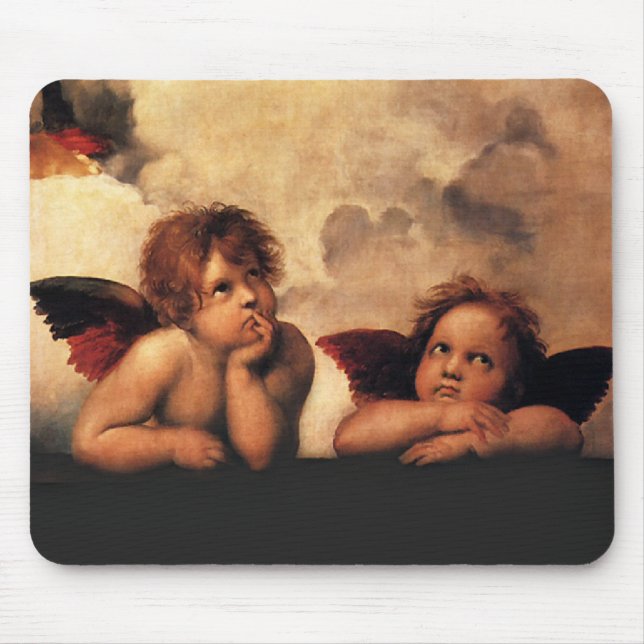 Raphael Sanzio - Angels (Detail) Mouse Pad (Front)