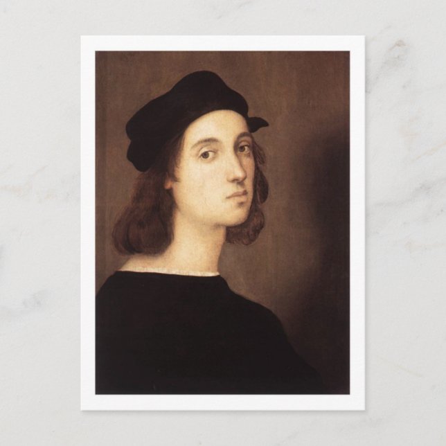 Raphael Self-Portrait postcard (Front)