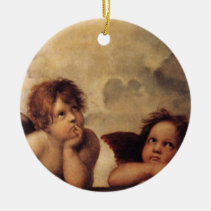 Raphael,Sistine Cherub Ceramic Tree Decoration