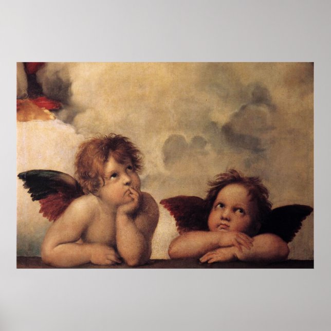 Raphael,Sistine Cherub Poster (Front)