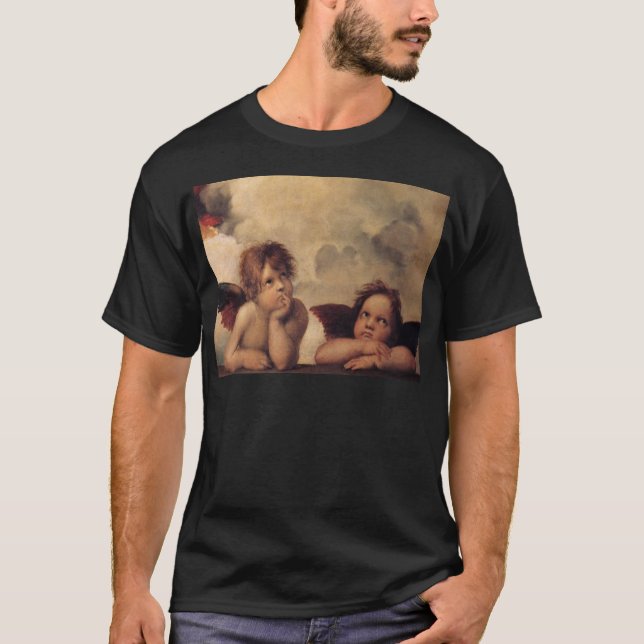 Raphael,Sistine Cherub T-Shirt (Front)