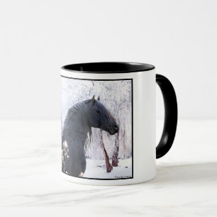 "Raphael & Snowy Trees" Mug