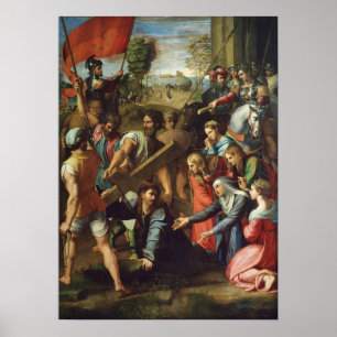 Raphael - The Fall On The Road To Calvary 1517 Poster