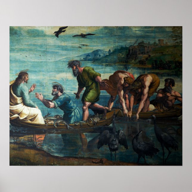Raphael - The Miraculous Draught Of Fishes Poster (Front)