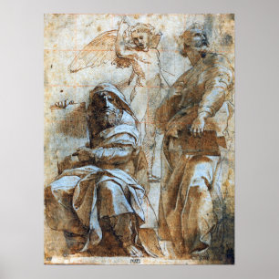 Raphael - The Prophets Hosea And Jonah Poster