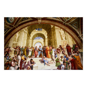 Raphael, The School of Athens (1509) Poster