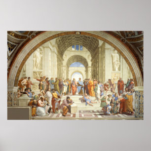 RAPHAEL - The school of Athens 1512 Poster