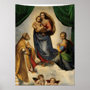 Raphael - The Sistine Madonna Poster
