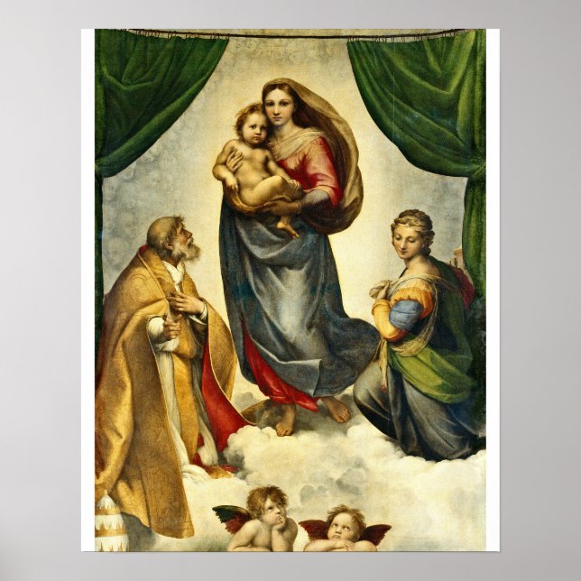 Raphael - The Sistine Madonna Poster (Front)