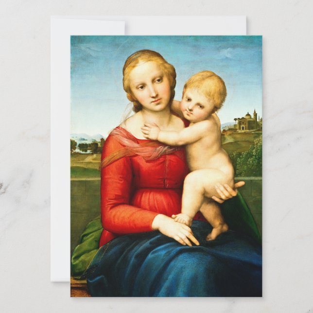 Raphael - The Small Cowper Madonna Holiday Card (Front)