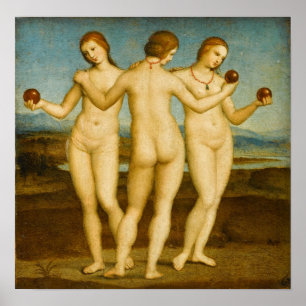 Raphael - The Three Graces Poster