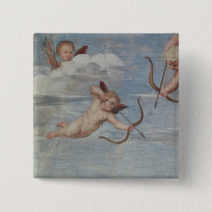 Raphael   The Triumph of Galatea 15 Cm Square Badge