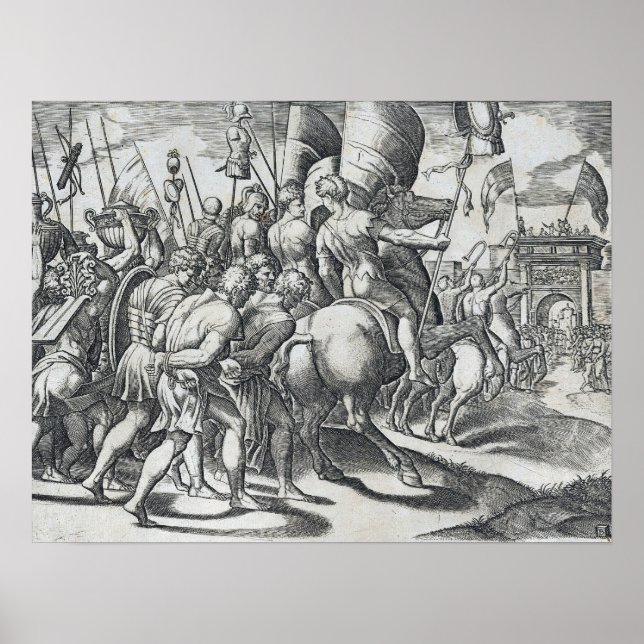 Raphael - The Triumph Of Scipio Poster (Front)