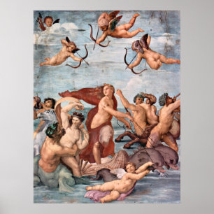 RAPHAEL - Triumph of Galatea 1512 Poster