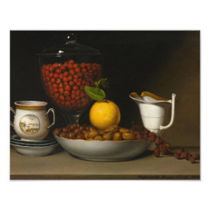 Raphaelle Peale - Still Life - Strawberries, Nuts, Photo Print