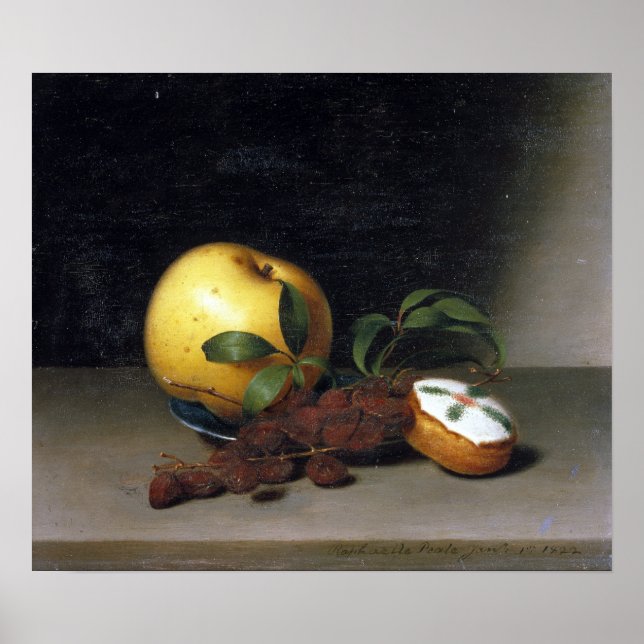 Raphaelle Peale Still Life with Cake Poster (Front)