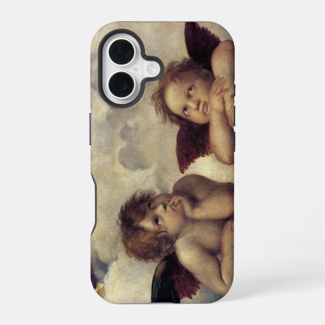 Raphael's Angels iPhone 16 Case (Back)