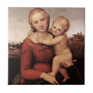 Raphael's Beautiful Madonna Ceramic Tile