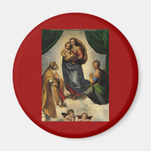 Raphael's Classic "Sistine Madonna" (circa 1513) Magnet