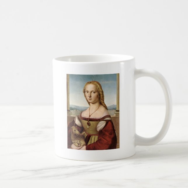 Raphael's Lady with a Unicorn Mug (Right)