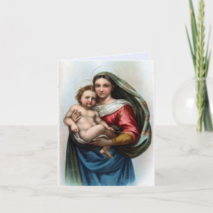Raphael's Madonna Christmas Card
