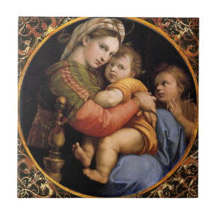 Raphael's Madonna della sedia Decorative Tile