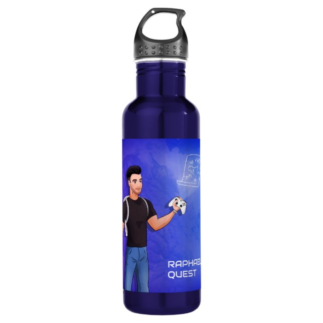 Raphael's Quest - Official Youtube Channel 710 Ml Water Bottle (Front)