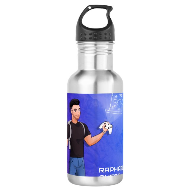 Raphael's Quest - Official Youtube Channel 710 Ml Water Bottle (Front)