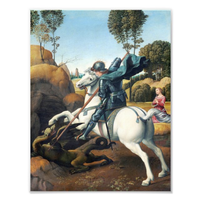 Raphael's Saint George and the Dragon (ca. 1506) f Photo Print (Front)
